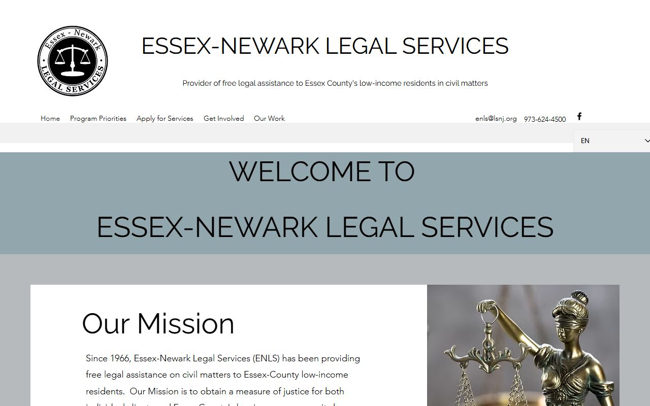Essex-Newark Legal Services for Essex County residents with arrest-related civil needs